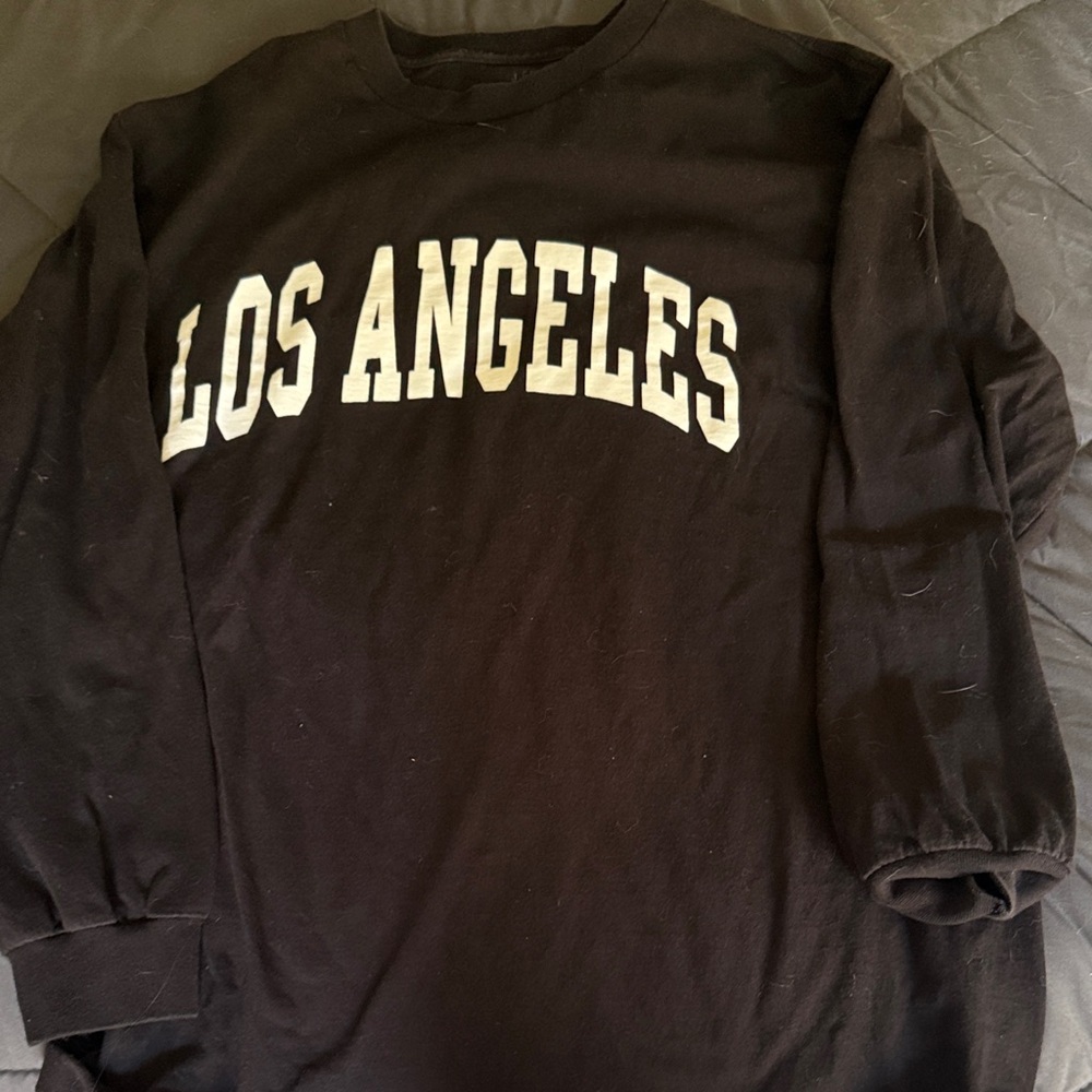 Black Los Angeles Graphic Men's Shirt